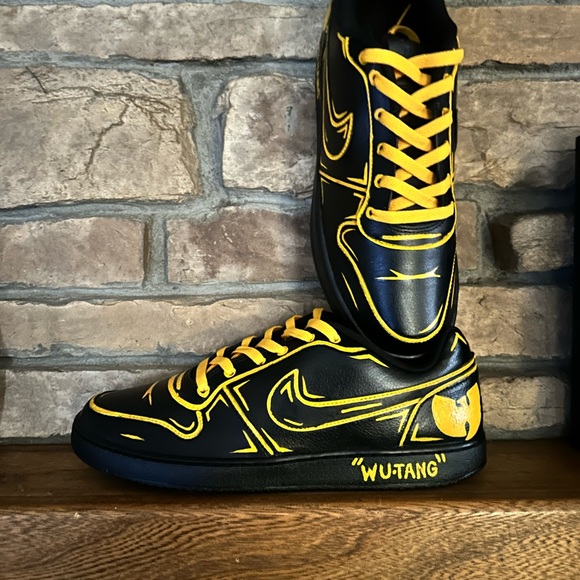 Custom “Wu-Tang Clan” Nike Ebernon men’s size 11 - Picture 4 of 6